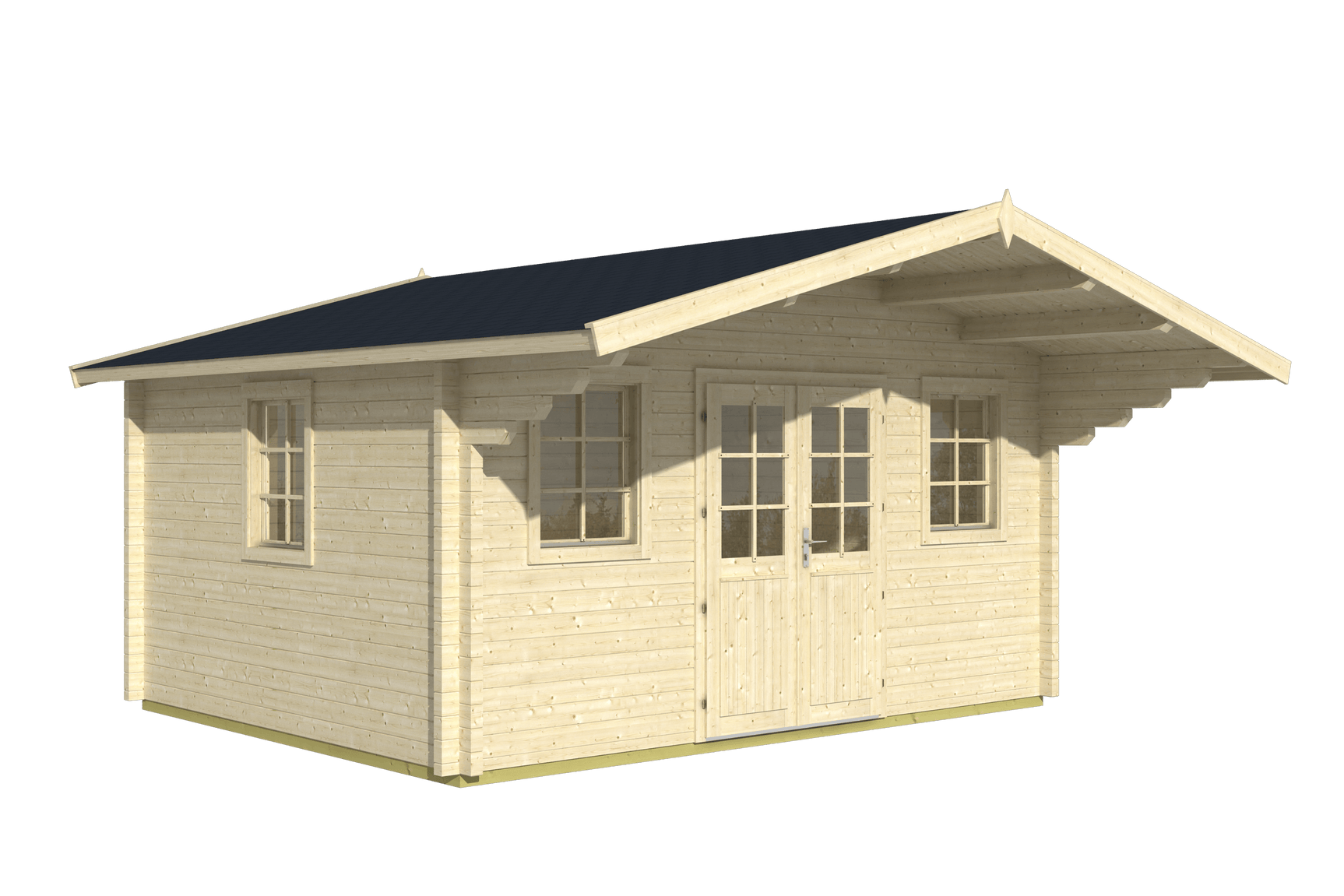 SAUERLAND C Log Cabin | 4.7x3.8m - Timber Building Specialists