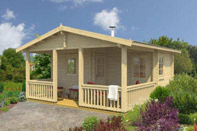 OTTO Sauna Log Cabin | 5.0x4.9m - Sauna Log Cabin - Timber Building Specialists