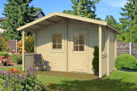 HANNU 4.0x2.2m Sauna Log Cabin