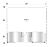 RICHARD Log Cabin | 5.8x5.4m - Timber Building Specialists