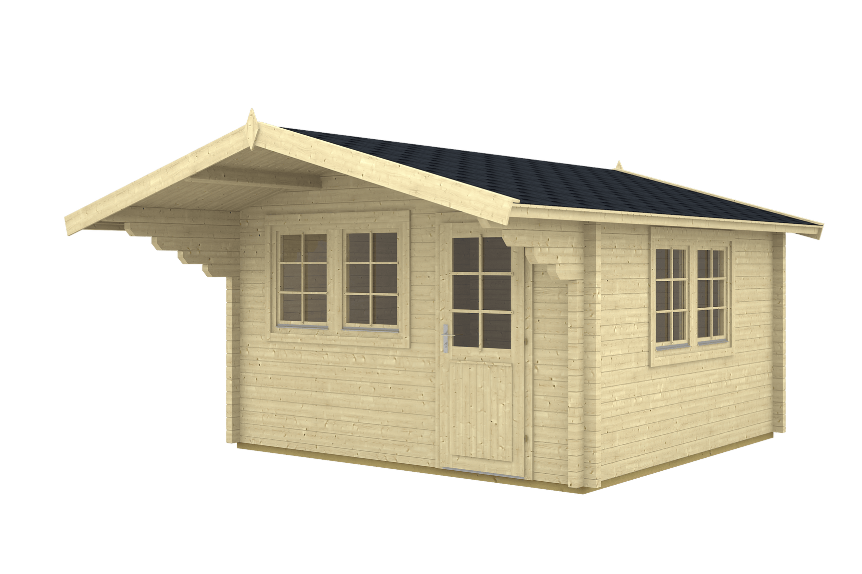 SEVILLA Log Cabin | 3.8x3.8m - Timber Building Specialists