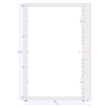 TBS158 Log Cabin | 8.0x5.0m | Snooker Room Pent Blueprint