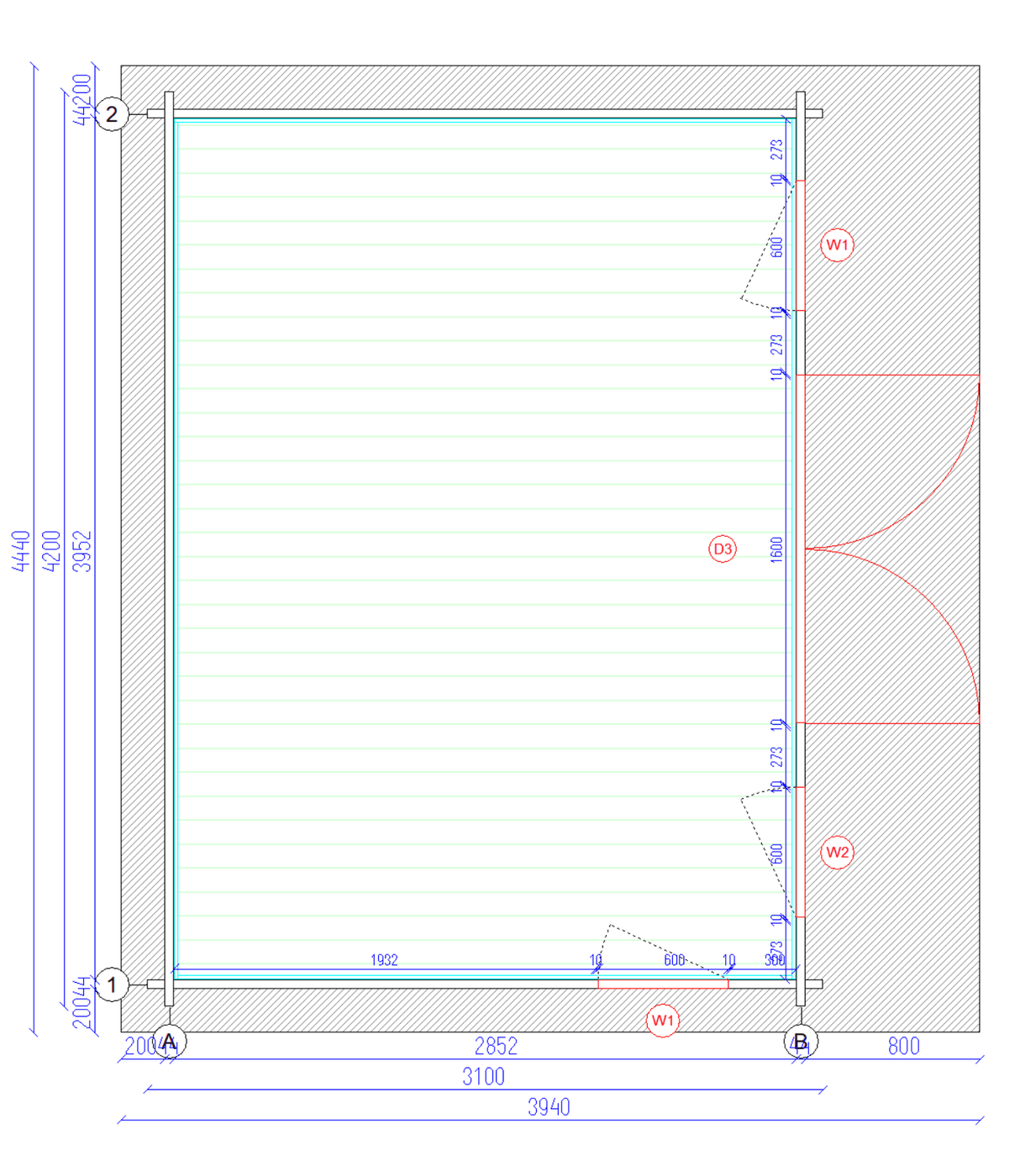 TBS105 Log Cabin | 4.1x3.2m
