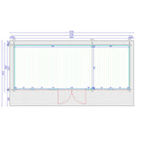 TBS112 Log Cabin | 6.0x2.5m - Timber Building Specialists