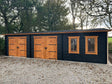 TBS128 Double Garage Office | 10x6m - Timber Building Specialists