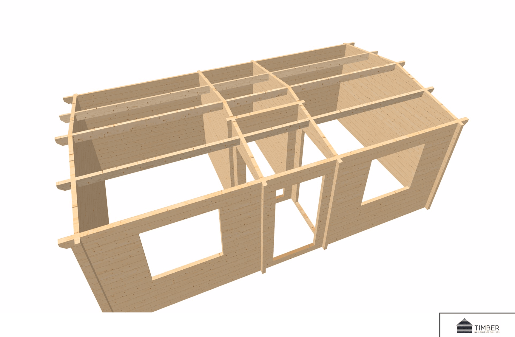 TBS138 Log Cabin | 7.0x4.0m - Timber Building Specialists