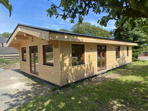 TBS162 Log Cabin Lodge | 12.0x6.0m - Timber Building Specialists