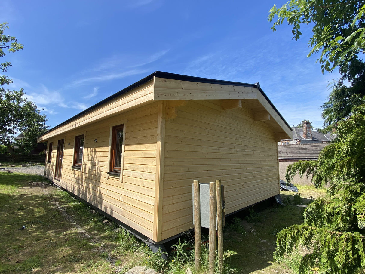 TBS162 Log Cabin Lodge Exterior Back