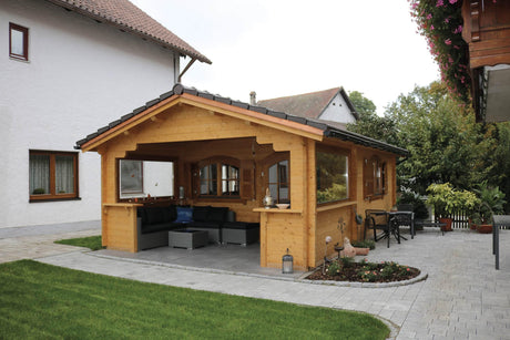 Tennessee Log Cabin | 4.5x4.5m - Timber Building Specialists