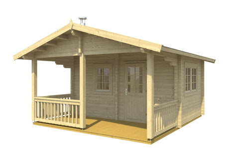 TERVO Sauna Log Cabin | 4.4x4.9m - Timber Building Specialists