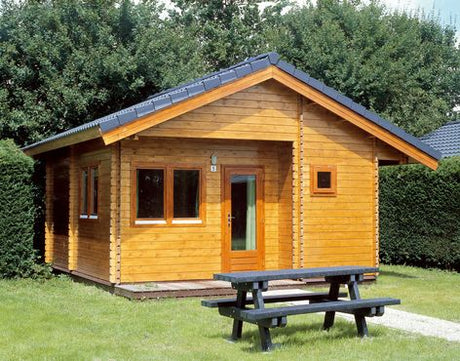 Madrid Log Cabin | 5.5 x 6.0m - Timber Building Specialists