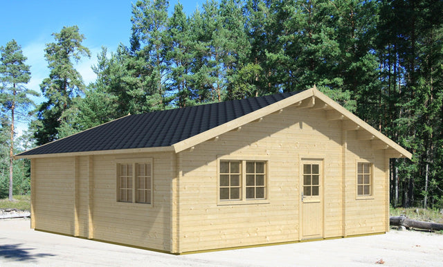 TIPO Log Cabin | 7.4x7.4m - Timber Building Specialists