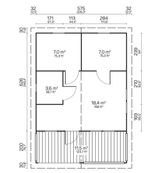 TOLEDO A Log Cabin | 6.0x5.2m - Timber Building Specialists