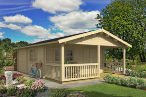 TORMES Log Cabin | 5.3x7.9m - Timber Building Specialists