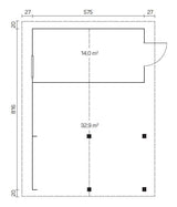 VAASA Log Cabin Garage | 8.4x6.0m - Timber Building Specialists