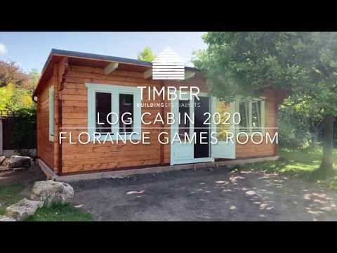 TBS143 Log Cabin | 7.5x4.0m