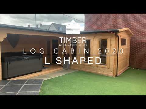 TBS146 L Shaped Log Cabin | 7.0x6.0m