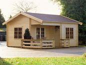 Paris Log Cabin | 5.0x5.0m - Timber Building Specialists