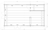 Riverhouse Log Cabin | 4.5x8.5m - Timber Building Specialists